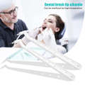 Dental Replaceable Composite Brush White Tips 2 Brushes Handles 100PCS.