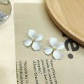 Korean Beauty Petal Flower Earrings Pearl Fashion Girl Ins New. 