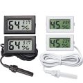 Digital Thermometer Hygrometer Mini LCD Humidity Meter Freezer Fridge Thermometer for -50~70 Coolers Aquarium Chillers. 