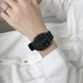 ROSIVGA Fashion Square Unisex Watch Leather Band Men Women Watches. 
