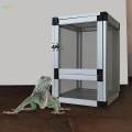 Reptiles Habitat Reptile Cage Reptile Tank with Door and Latch Breeding. 