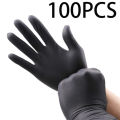 100 Pack Disposable Black Nitrile Gloves For Household Cleaning Work Safety Tools Gardening Gloves Kitchen Cooking Tools Tatto.