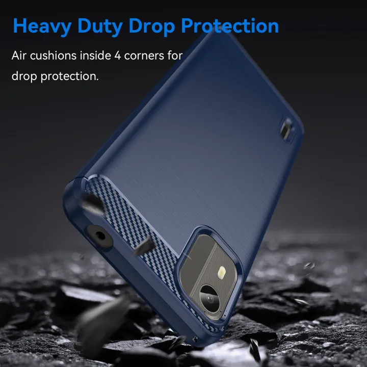 NOKIA%20C12%20Pro%20Carbon%20Fiber%20Blue%20Color%20Premium%20and%20Camera%20Protection%20Soft%20Mobile%20Back%20Cover%20for%20Nokia%20C12%20Pro%20-%20Image%203
