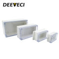 Transparent Waterproof Outdoor Enclosure Plastic Box Electronic Project Case Instrument Electrical Box Junction Box Housing. 