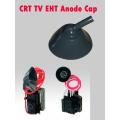 50 PCS CRT TV BOX TV EHT CAP BLACK RUBBER ANODE CAP FOR COLOR TV FLY BACK TRANSFORMER.
