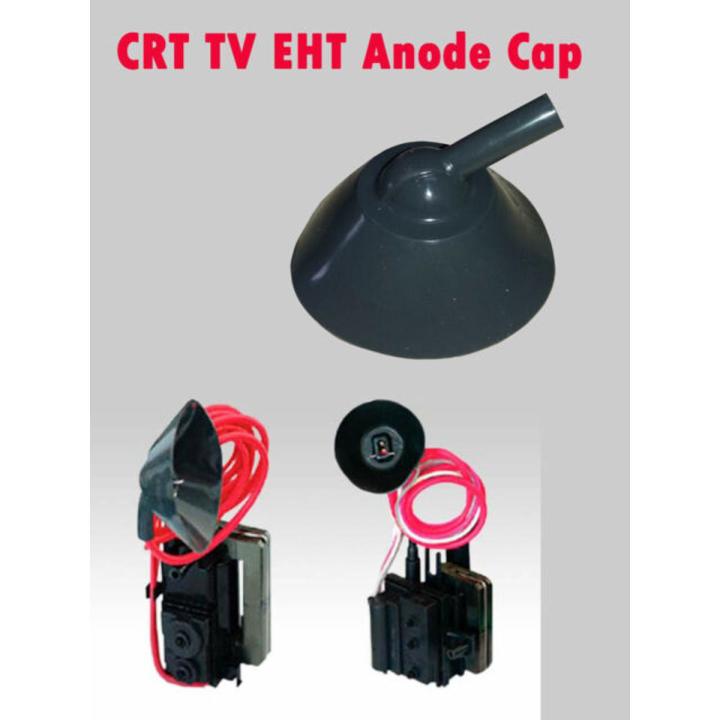 50 PCS CRT TV BOX TV EHT CAP BLACK RUBBER ANODE CAP FOR COLOR TV FLY BACK TRANSFORMER
