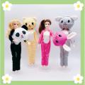 Barbie Dress Up Toy Panda Set Princess Children's Toys Interactive Play-house.