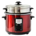 VISION 3.00 Liter 3 IN 1 Automatic Rice Cooker - Double Pot (SS and Non Stick) with Glass Lid. 