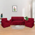 3+1+1 Turkey Elastic Sofa Cover maroon colour. 