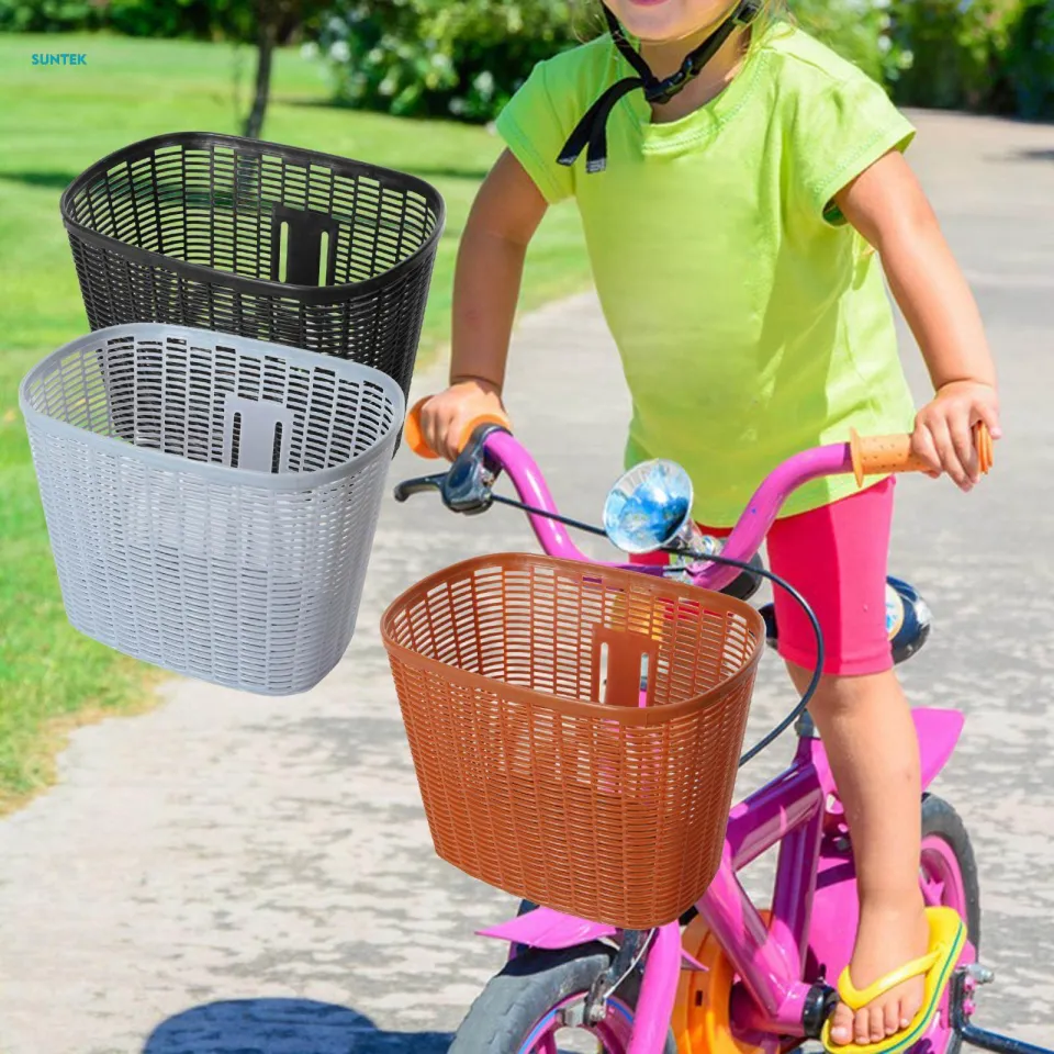 Basket Front Detachable Bike Accessories Retro Style Imitation