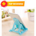 Universal Folding Cell Phone Support Plastic Holder - MultiColour. 