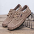 Thickened Liberation Shoes Men's Labor Protection Shoes Building Construction Site Shoes 2022 New Rubber Shoes Wear-Resistant Non-Slip Breathable Canvas Shoes. 