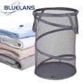Dirty Clothes Basket Foldable Mesh Laundry Basket Space-saving Moisture-proof Portable with Handle Ideal for Southeast Asian Buyers 60l Capacity Odor-free Laundry Basket.