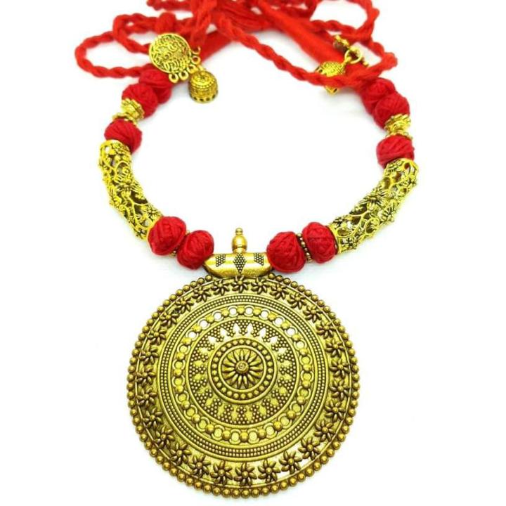 gorgeous party wear necklace pendant long chain set for girls and women.
