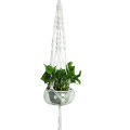 Nylon rope tassel flower pot hanging basket net knot rope bracket. 