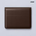 Zays Premium Leather Super Slim Card Holder Mini Wallet Handcrafted Durable Stylish Compact Wallet for Men And Women | Credit And Debit Card Holder Slim Wallet for Travel And Everyday Use (Brown).