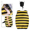 Adult Bumble Bee Costume Role Play Clothing with Headpiece Cute Animal Costume for Cosplay Props. 