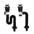 Kitchen Sink Drain Pipe Waste Water Pipe with Sealing Lid Drain Tubing Pipe. 