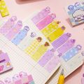 1 Piece Lytwtw's Kawaii Stationery Cartoon Animals Marker Memo Pad Bookmark Flags Index Tab Sticky Notes Label Paper Stickers.