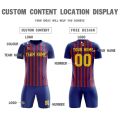 Custom Soccer Jersey design stipe football jerseys football Uniform Breathable Quick Dry Soccer shirt team suit.