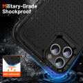 Anti-fall 2 in 1 Heavy Duty Armor Case For iPhone 11 Pro Max Phone Case Shockproof Soft Casing Hard Back Cover.