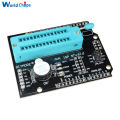 【The road to happiness Store】AVR ISP Shield Burning Bootloader Programmer Atmega328P Bootloader Module With Buzzer And LED Indicator for Arduino UNO R3.