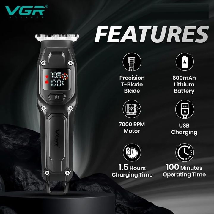 VGR%20V-964%20Hair%20Clipper%20and%20Beard%20Trimmer%20for%20Men%20%E2%80%93%20Rechargeable,%20Type-C,%20LED%20Display,%20100%20Min%20Runtime%20-%20Image%204