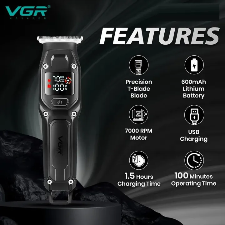 VGR%20V-964%20Hair%20Clipper%20and%20Beard%20Trimmer%20for%20Men%20%E2%80%93%20Rechargeable,%20Type-C,%20LED%20Display,%20100%20Min%20Runtime%20-%20Image%204