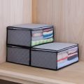 Extra Large Underbed Clothes Storage Bag – Transparent, Foldable Organizer for Blankets & Garments. 