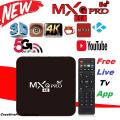 MXQ 4K.5G. Android Smart TV Box -RAM- 8 GB ,ROM-128 GB UPDATE. 