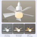 Socket Fan Light with Remote, Ceiling Fan with 3-Speeds, Dimmable LED, E27 Base, Cordless Light Socket Fan Easy Install. 