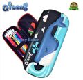 Qitong BLAC WHIKEBig Capacity 3D Pencil Pen Case Pencil Box Office College School Large Storage High Capacity Bag Pouch Holder Box OrganizerAE. 