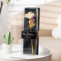 Lasts Soap flower gift box Fragrant Romantic Artificial rose flower Wife Pl Foil rose flower for Home decoration Anniversary gift Wedding decoration Valentine's day surprise Girlfriend or wife's birthday gift.