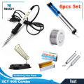 60W Soldering Iron XCY 908 Adjustable | Complete Soldering Iron Combo - 6pcs Set for Precision Work.