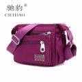 Chibao Women's Bag Nylon Crossbody Cloth Bag Women's2023New Middle-Aged Women's Bag Shoulder Canvas Mom Versatile Bag. 