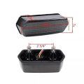 LI LED Integrated Tail Light Multi-functional Brake Light Driving Light Left And Right Turn Signals Indicator Light Compatible For MSX/Grom 125, CTX 700 N, CBR 650 F. 
