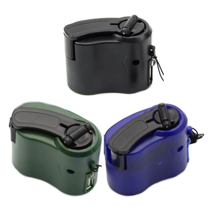 Portable Manual Emergency Power Generator Charger for Travel Hiking Outdoor Climbing Mobile Phone Charging Save Space Drop Ship