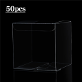 150Pcs Clear Plastic Boxes for Gifts Pvc Packing Box Gift Packaging Transparent Candy Box Wedding Gift Boxes. 