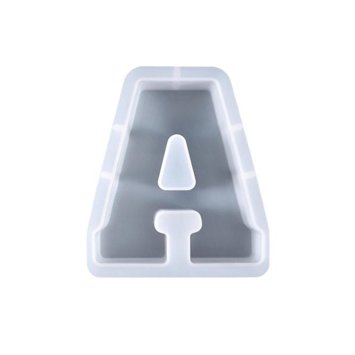 Alphabet Mold Smooth Surface Art Craft Capital DIY Epoxy Resin Mold