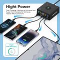 160W GaN USB Charger Station 15W Wireless Charging LCD Display USB C PD 65W QC Fast Charger for Iphone 14 Samsung Xiaomi Laptop. 