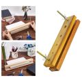 Practical 4 Holes Wooden Bookbinding Press Easy To Install Compact Large Press Bookbinder Widely Use Convenient Binding Paper Punch Machine School.