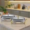 Chafing Dish Food Heating Container Buffet Server for Events Party Wedding. 