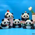 Compatible with LEGO series particle building blocks high difficulty adult and child giant panda three dimensional assembly toys. 