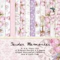 12Sheet Warm Flower Girls Background Scrapbooking Paper Retro Journal Planner Paper Pad Cardstock Backgrounds Card DIY Art Craft.