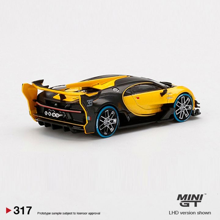 MINI%20GT%201:64%20Bugatti%20Gran%20Turismo%20Alloy%20Model%20Car%20Die-cast%20Vehicle%20Display%20-%20Yellow%20LHD%20-%20Image%204