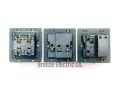 Wener Gang Switch Standard Value Pack: 4 Gang+ Fan Dimmer+13A 5 pin Multi Socket+3 gang Plastic Back Cover..