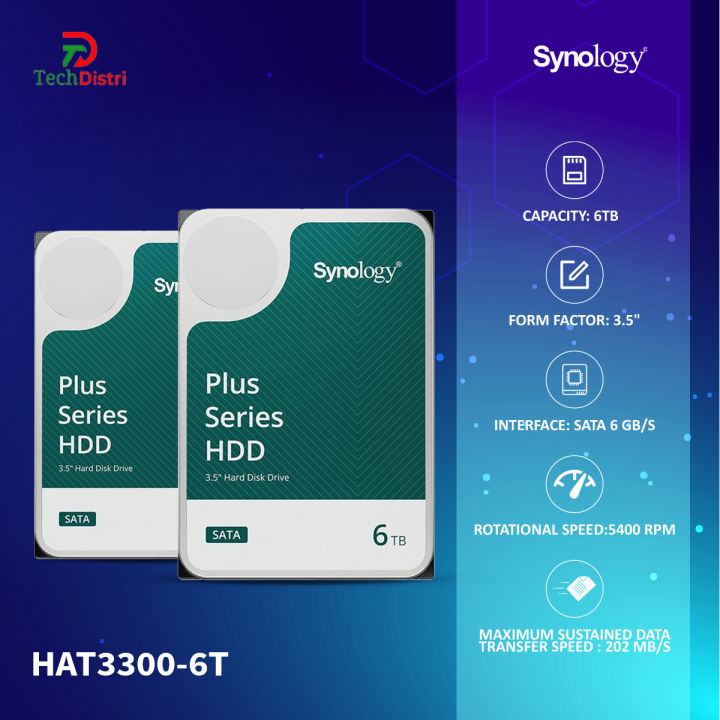 Synology%20HAT3300%206TB%20Plus%20Series%20SATA%20HDD%203.5"%20(HAT3300-6T)%20-%20Image%202