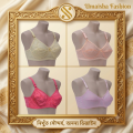 Multicolor Cotton Bra and Panty Set for Woman - 4 Set.