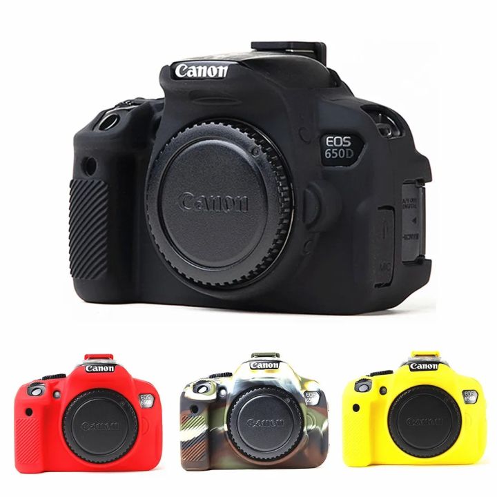 Soft Silicone Armor Skin Case for Canon EOS 600D 650D 700D Kiss