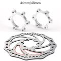 6 Inches 203mm/180mm/160mm/140mm MTB Mountain Bike Rear Wheel Parts Rotor Disc Brake Replacement Bicycle Accessories.